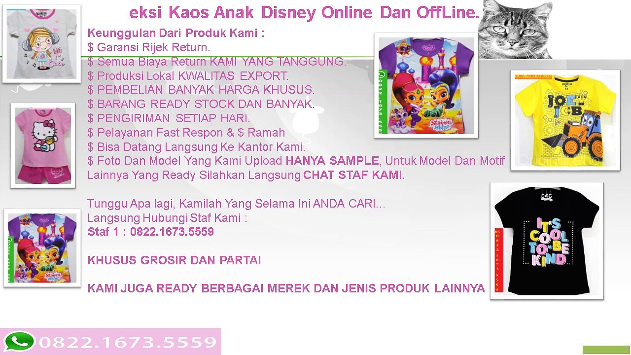 PALING MURAH…!! WA 0822.1673.5559, Produsen Disney