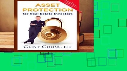 [MOST WISHED]  Asset Protection for Real Estate Investors