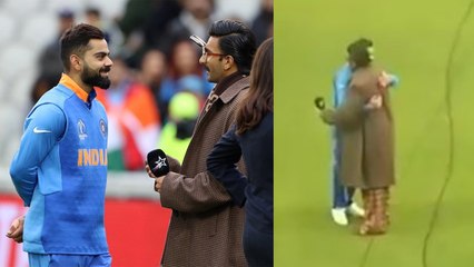 Ranveer Singh HUGS Virat Kohli after India Vs Pakistan match; Check Out | FilmiBeat