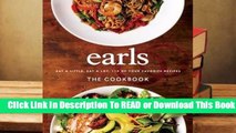 Full E-book Earls: The Cookbook  For Online