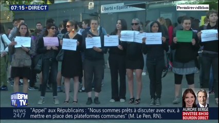 #bacphilo : une manifestation symbolique devant ce lycée de Toulouse à quelques minutes du début de l'épreuve