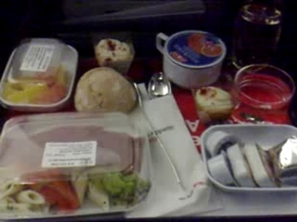 Un plateau repas dans un train - ICE