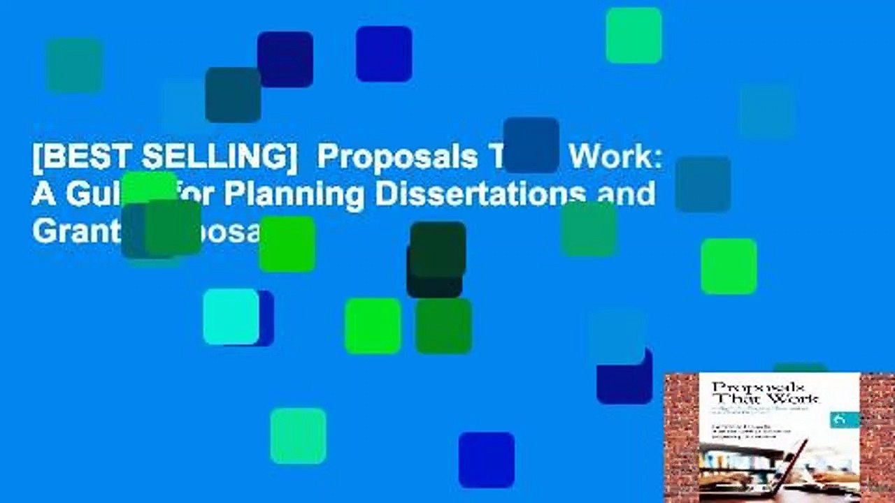 [BEST SELLING]  Proposals That Work: A Guide for Planning Dissertations and Grant Proposals