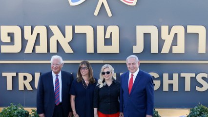 Israel names illegal Golan settlement after Trump