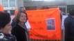 Surveillance du bac  : manifestation des professeurs du lycée Marie Le Franc