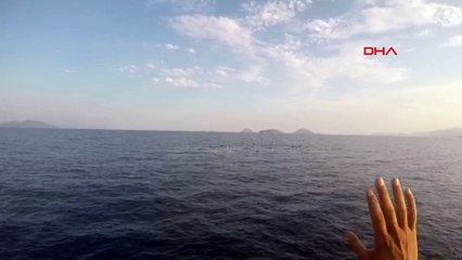 Bodrum'da kaçak göçmenleri taşıyan tekne battı