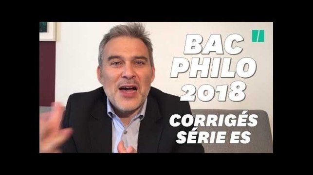 Bac philo 2018: corrigé des sujets ES