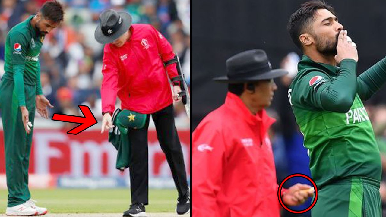 ICC Cricket World Cup 2019 : Mohammad Amir Warned Twice By Umpire For Running On The Pitch