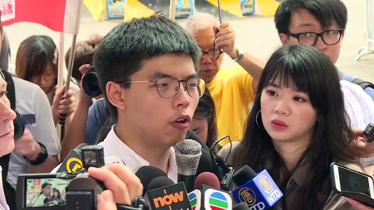 Hongkong: Demokratie-Aktivist Joshua Wong ist frei