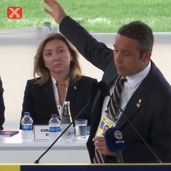 Ali Koç'tan "Her şey çok güzel olacak" pankartı sözleri