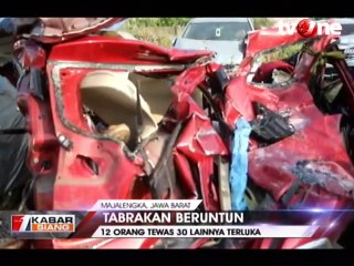 Tabrakan Beruntun di Tol Cipali, 12 Orang Tewas
