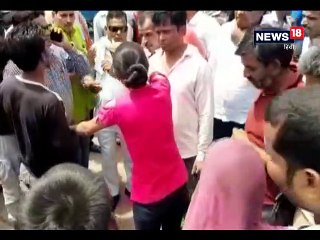 चित्तौड़गढ़ में पर्स छीनकर भाग रहे युवक की युवतियों ने की ऐसे धुनाई