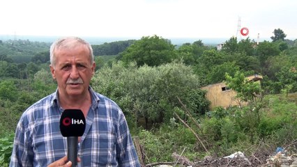 Heyelanın yıktığı mahallede son durum havadan görüntülendi