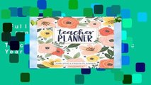 Full version  Lesson Planner for Teachers: Weekly and Monthly Teacher Planner | Academic Year