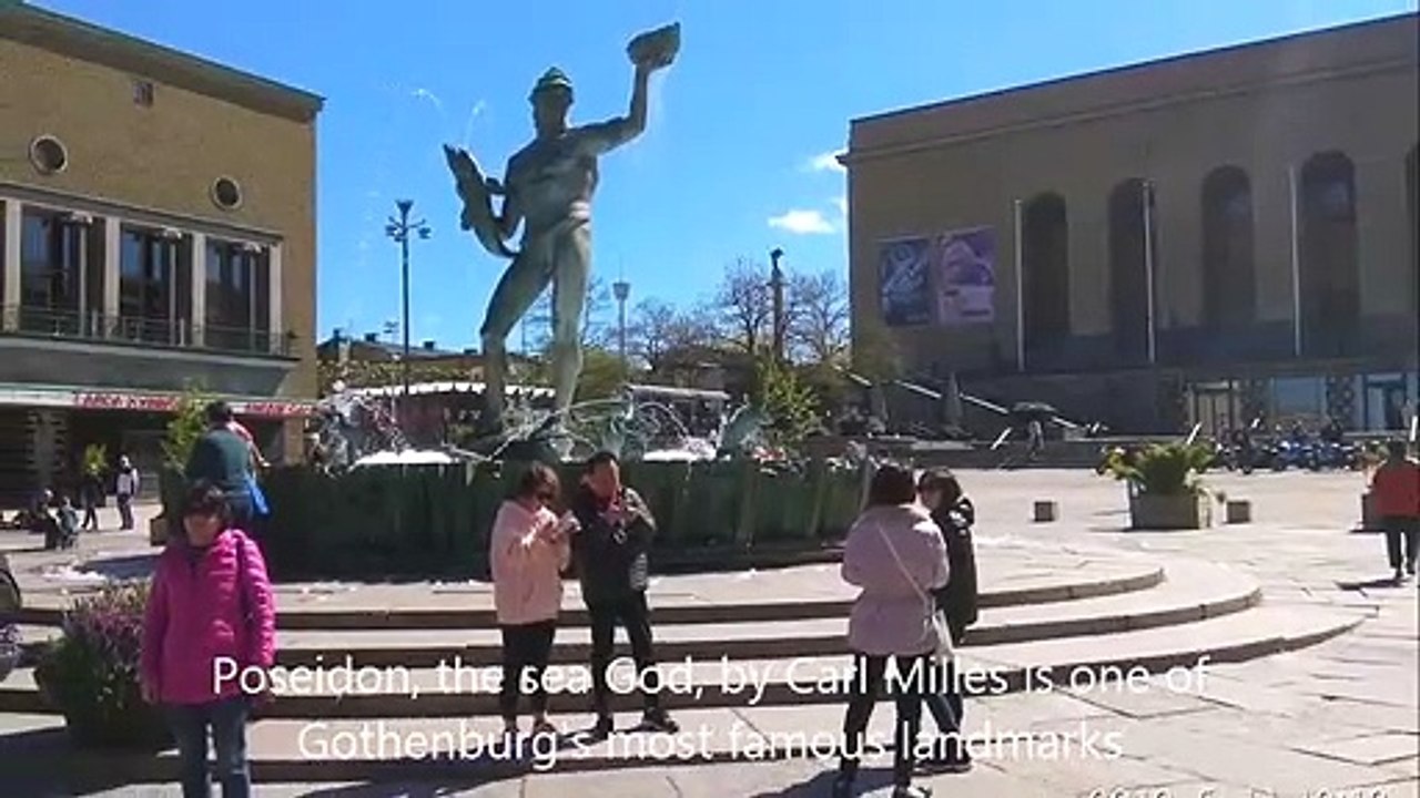 Poseidon Statue by Carl Milles, Gothenburg - Tourist Attraction, Sweden Holidays