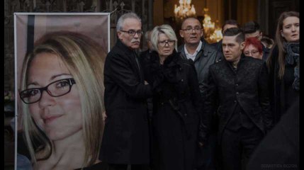 Jonathann Daval sur les lieux de la reconstitution du meurtre d’Alexia