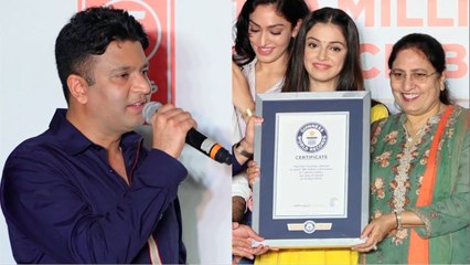 Bhushan Kumar Receives Guinness World Records Certificate For T-Series 100 milli