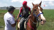 Askerlik görevi için at sırtında yola çıktı, 24 kilometre mesafe yaparak Yozgat’a ulaştı