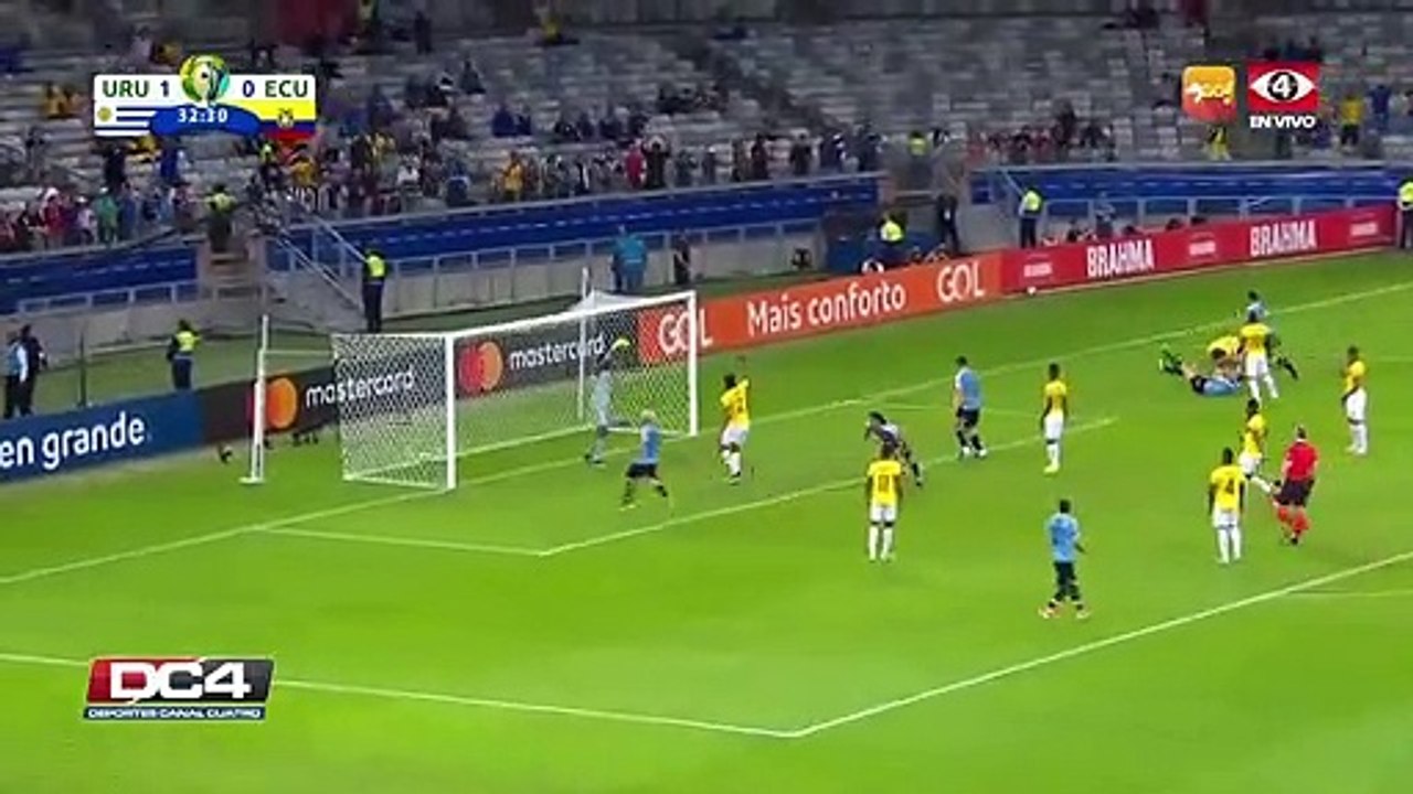 Le joli but de Cavani face à l'Equateur !