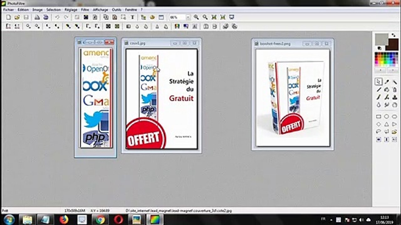 Tutorial : Un couverture 3D pour votre eBook