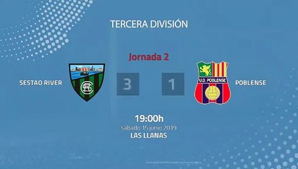 Resumen partido entre Sestao River y Poblense Jornada 2 Tercera División - Play Offs Ascenso