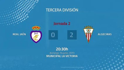 Resumen partido entre Real Jaén y Algeciras Jornada 2 Tercera División - Play Offs Ascenso