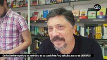 Carlos Bardem expulsa a un periodista de su stand de la Feria del Libro por ser de OKDIARIO