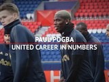 Paul Pogba - Man United career in numbers