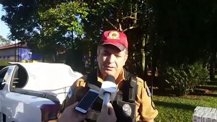 Carro carregado com cigarros contrabandeados é apreendido na PR-317