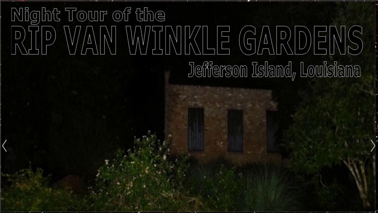 Night Tour of the Rip Van Winkle Gardens on Jefferson Island