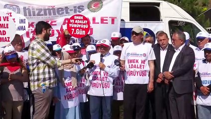 'Emek ve Adalet Yürüyüşü' - ANKARA