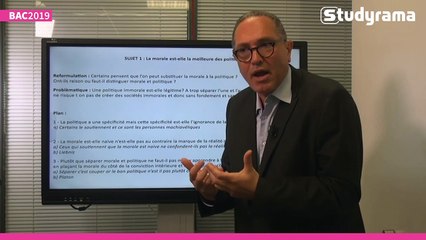 Bac 2019 : le corrigé de l'épreuve de philosophie, série ES