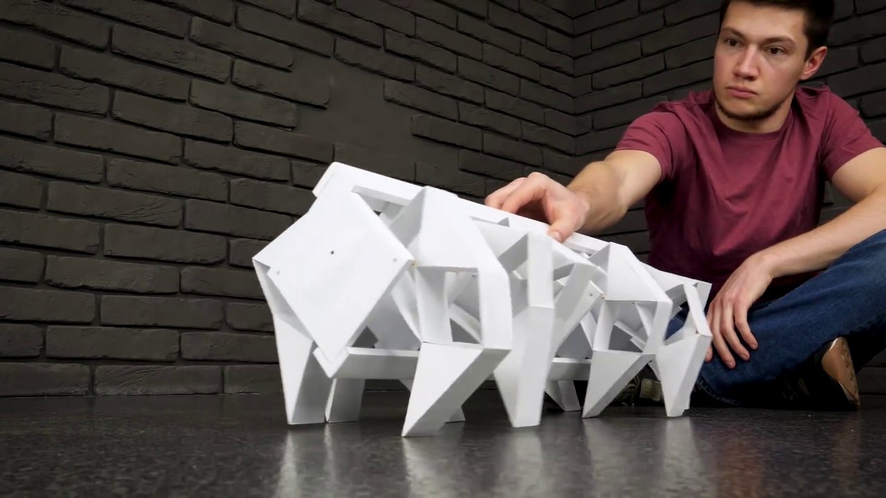 DIY Walking Robotic Creature Strandbeest