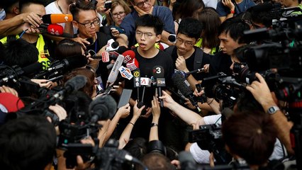 Hong Kong: Şemsiye hareketi aktivisti Wong hapisten çıkar çıkmaz protestolara katıldı