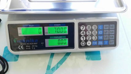 Teknika Dijital Elektronik Terazi (40 kg - 2 gr) 140 TL