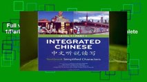 Full version  Integrated Chinese Level 1/Part 1 Textbook: Simplified Characters Complete