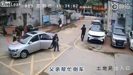 Il prend le volant à sa fille pour se garer... et plante la voiture !