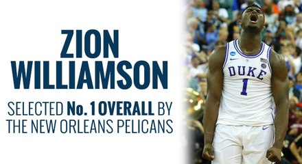 Pelicans select Zion Williamson in the 2019 NBA Draft