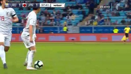 Koji Miyoshi 2nd Goal - Uruguay vs Japan 1-2  20/06/2019