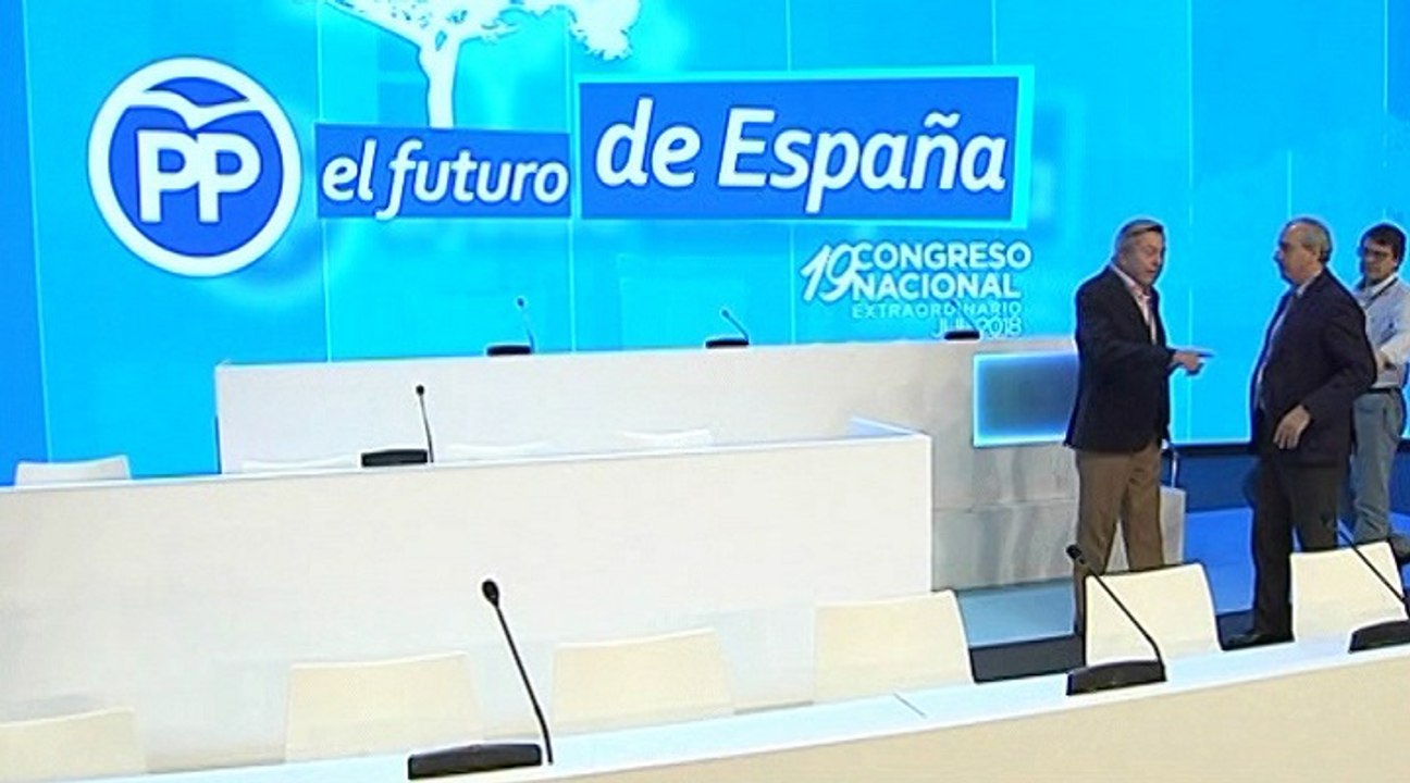 Visita a las instalaciones del XIX Congreso del PP