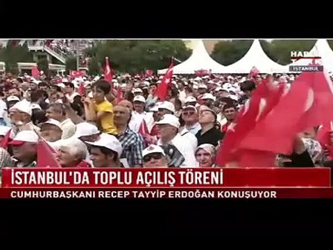 Erdoğan Bir tarafta terör örgütlerinin desteklediği Cumhur ittifakı var