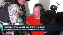 Ola Bini Granted Habeas Corpus in Ecuador