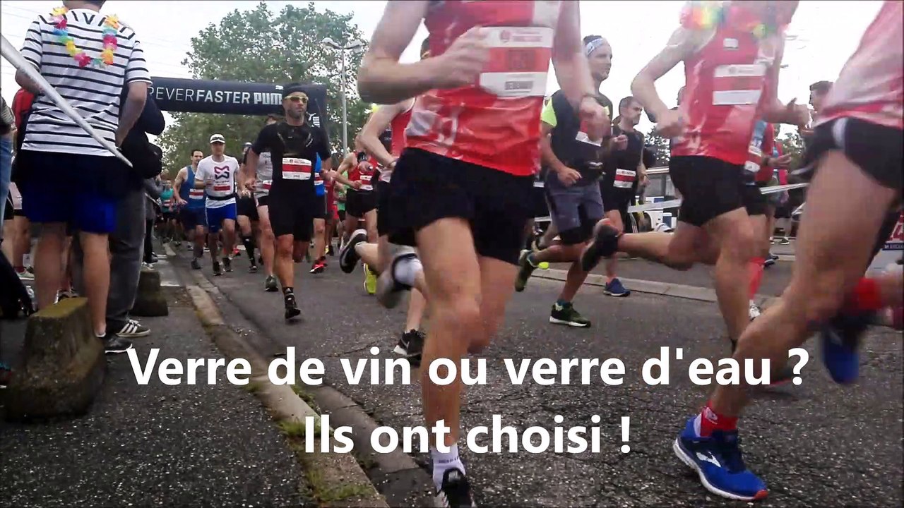 Marathon du vignoble 2019 : plutôt verre d'eau ou verre de vin pour arriver au bout de la course ?