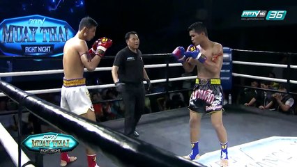 "ปราบศึก ศิษย์ครูแสง" Vs "สายฟ้าแลบ ศิษย์ครูไท" | PPTV Muay Thai Fight Night | 13 สิงหาคม 2559