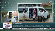 En breve cerrarán los centros de votación en la elección guatemalteca
