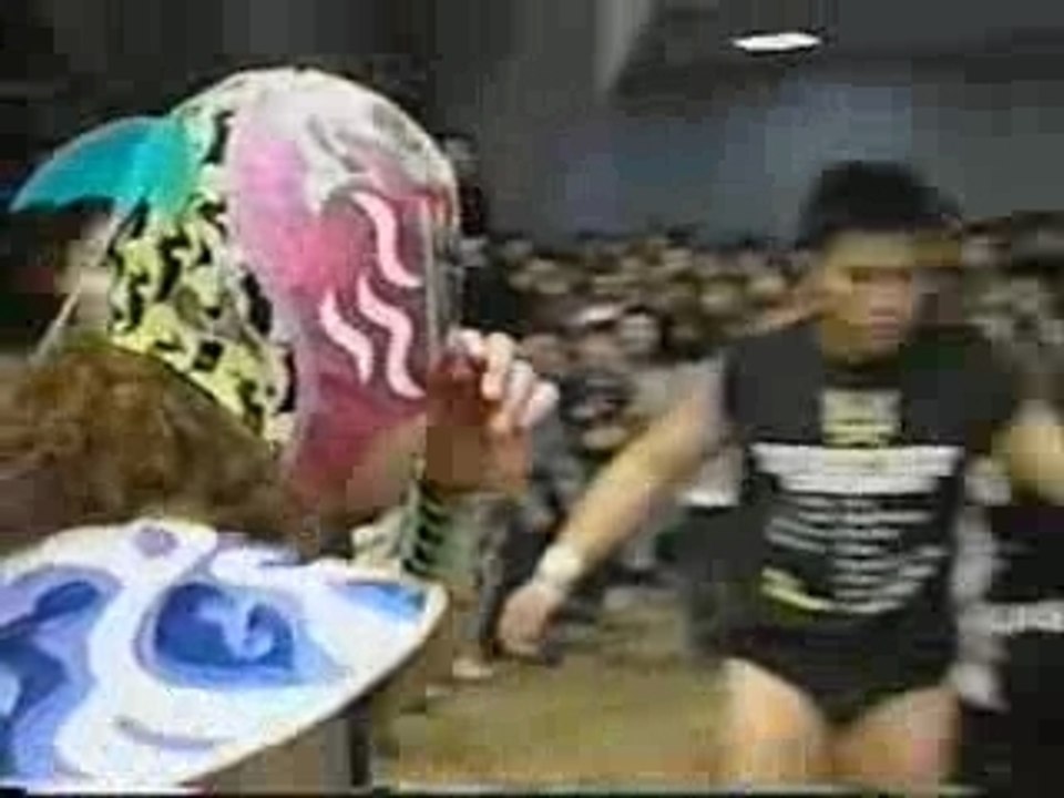 Sasuke, Sato & Shiryu vs Shinzaki, Delfin & Naniwa Part 1