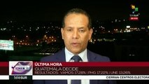 teleSUR Noticias: Guatemala: avanza conteo de elección general