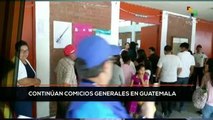 teleSUR Noticias:Guatemala: Se aproxima cierre de comicios electorales