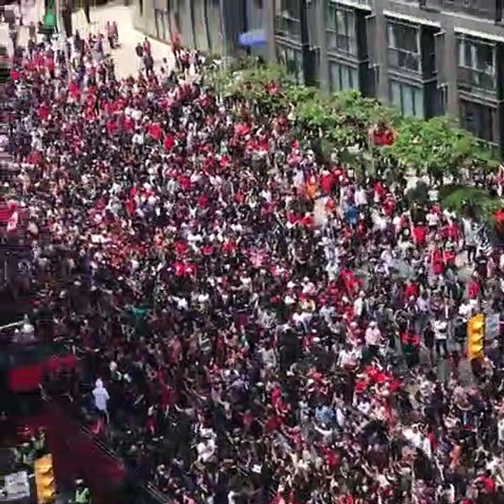 Raptors  championship parade