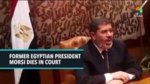 Former Egyptian President Morsi Dies In Court